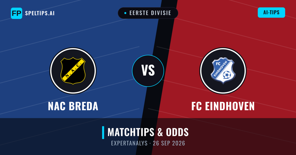 NAC Breda vs FC Eindhoven — matchtips och förhandstitt