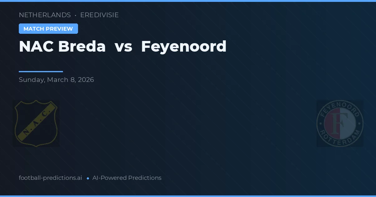NAC Breda vs Feyenoord — matchtips och förhandstitt