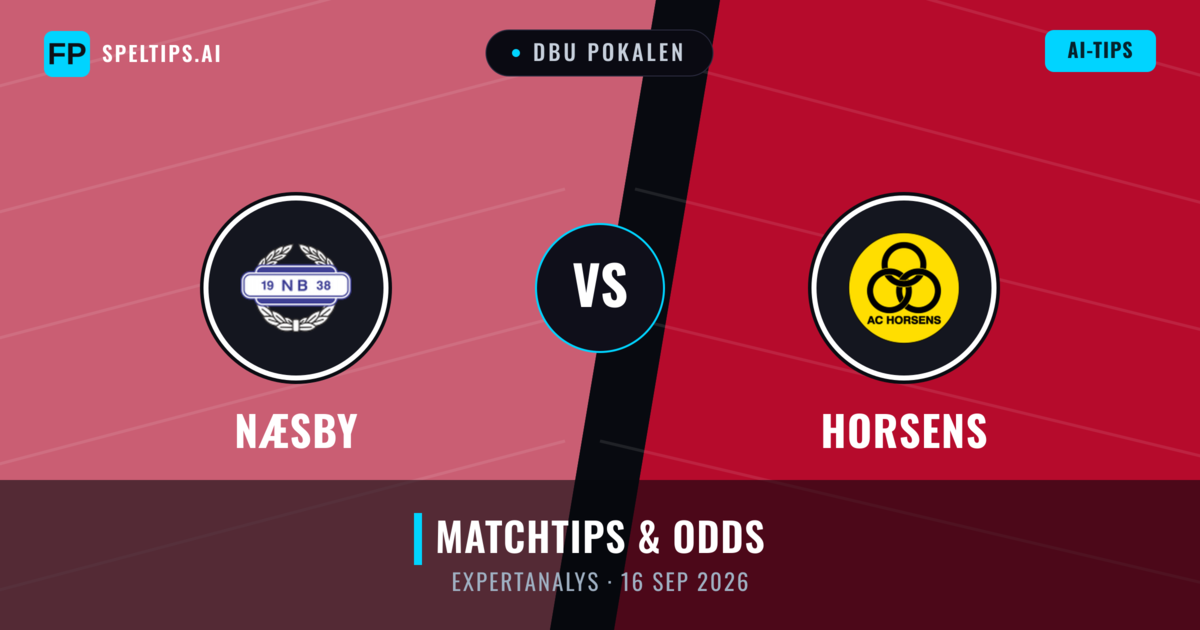 Næsby vs Horsens — matchtips och förhandstitt