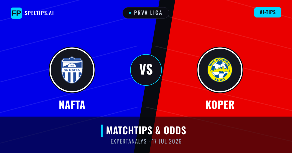 Nafta vs Koper — matchtips och förhandstitt