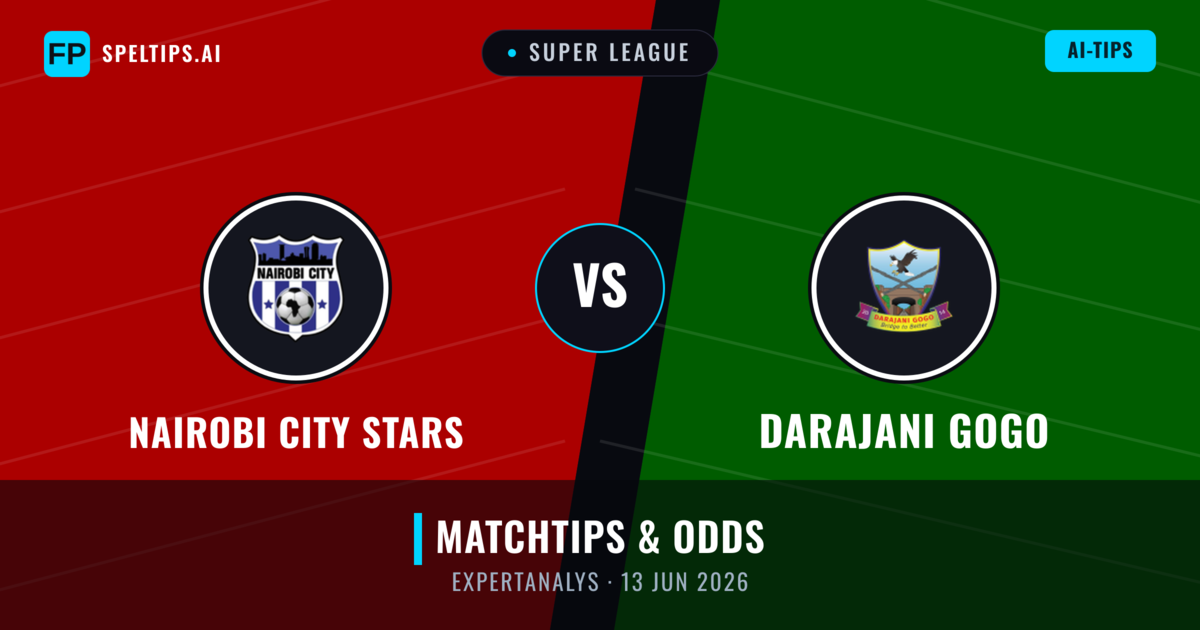Nairobi City Stars vs Darajani Gogo — matchtips och förhandstitt