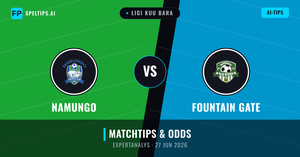 Namungo vs Fountain Gate — matchtips och förhandstitt