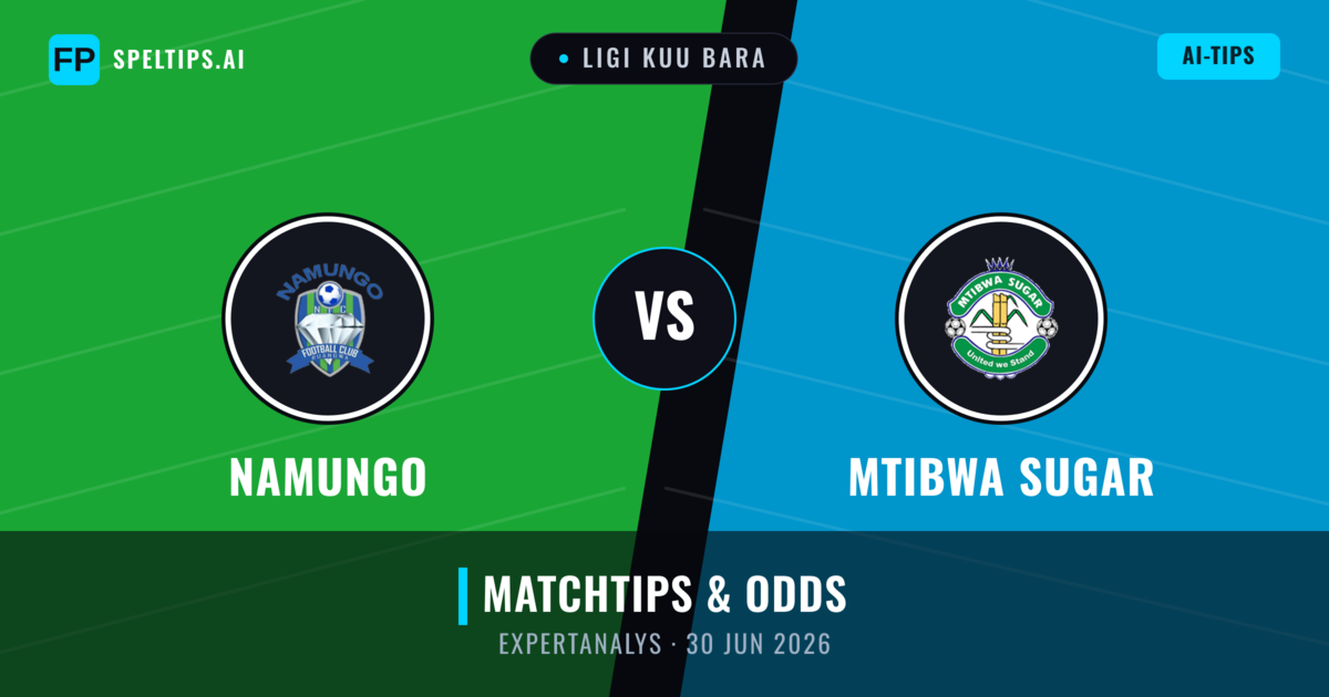 Namungo vs Mtibwa Sugar — matchtips och förhandstitt