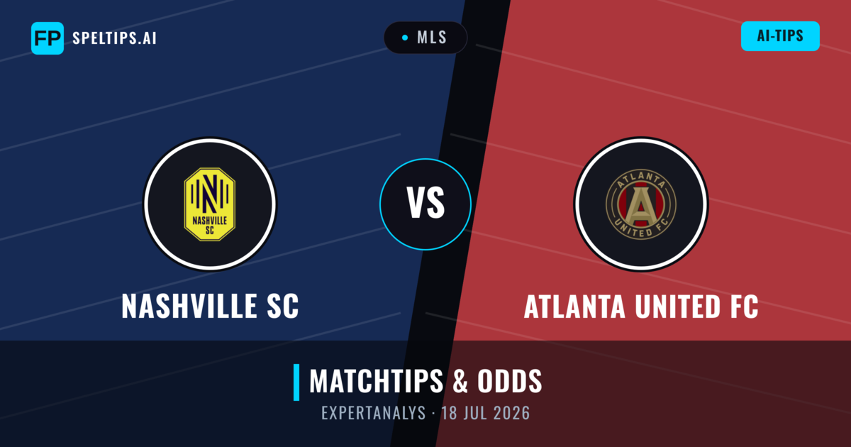 Nashville SC vs Atlanta United FC — matchtips och förhandstitt