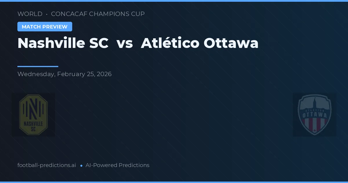 Nashville SC vs Atlético Ottawa — matchtips och förhandstitt