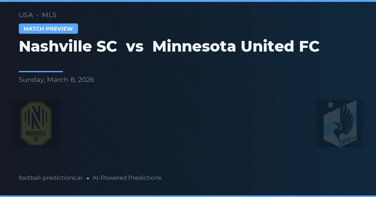 Nashville SC vs Minnesota United FC — matchtips och förhandstitt