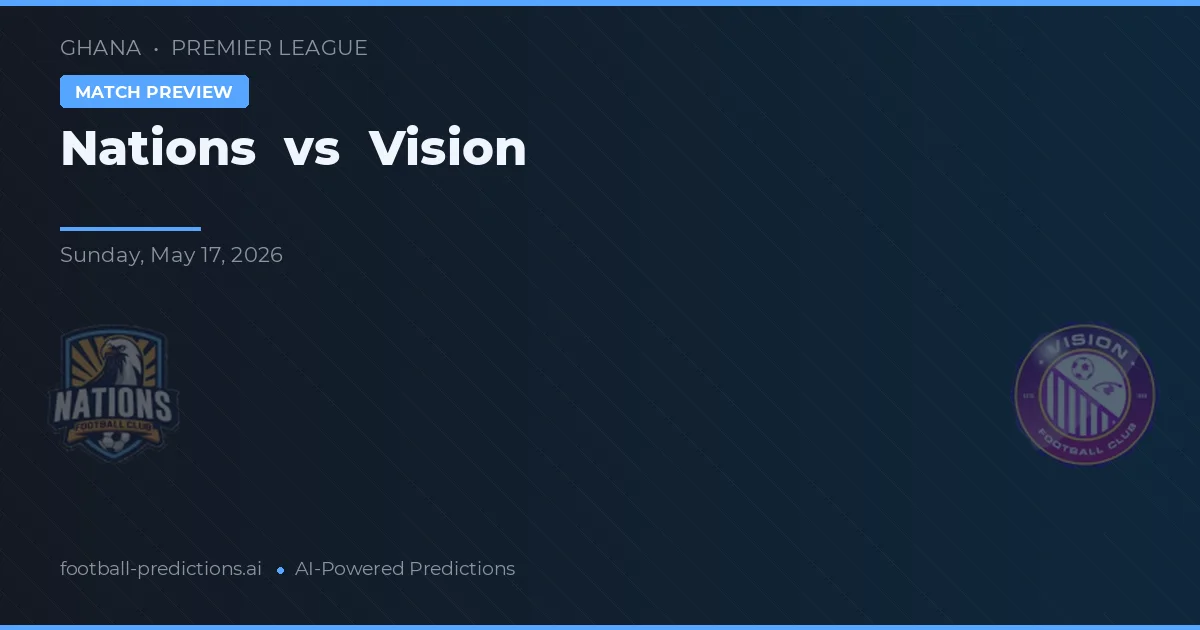 Nationer vs Vision — matchtips och förhandstitt