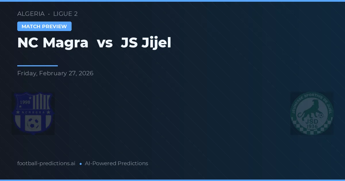 NC Magra vs JS Jijel — matchtips och förhandstitt