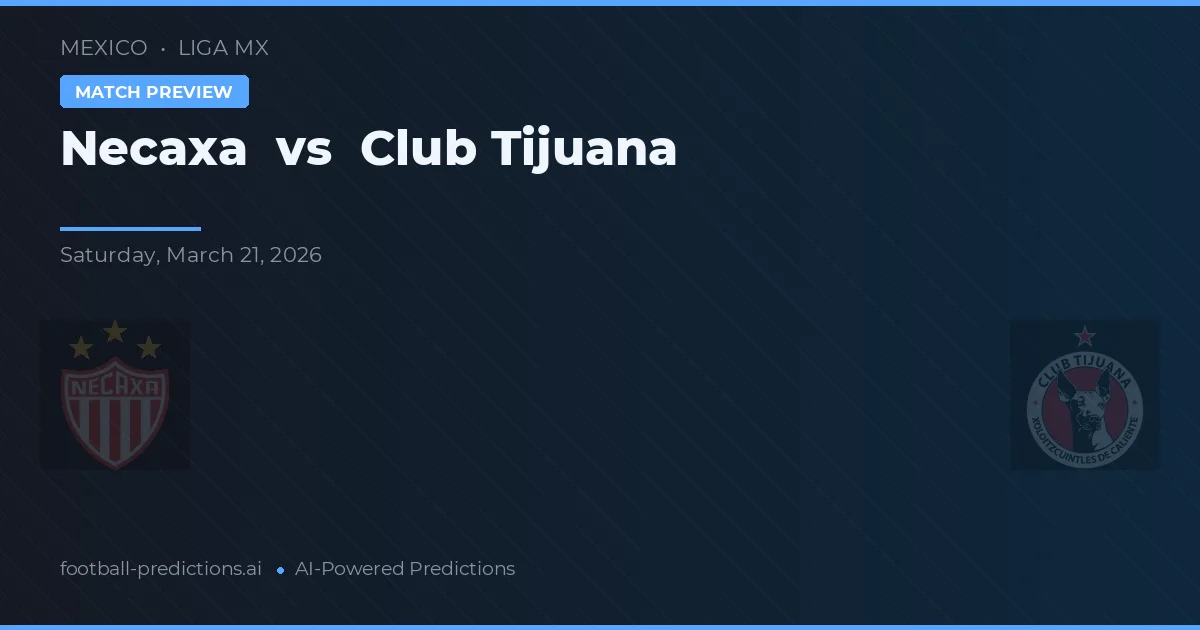 Necaxa vs Club Tijuana — matchtips och förhandstitt