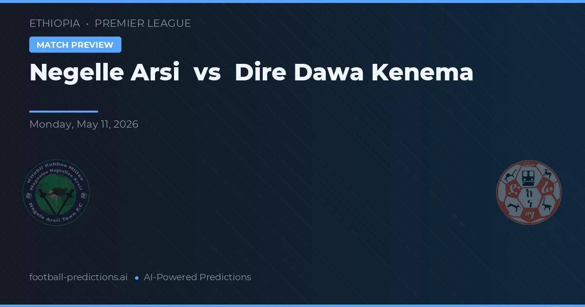 Negelle Arsi vs Dire Dawa Kenema — matchtips och förhandstitt
