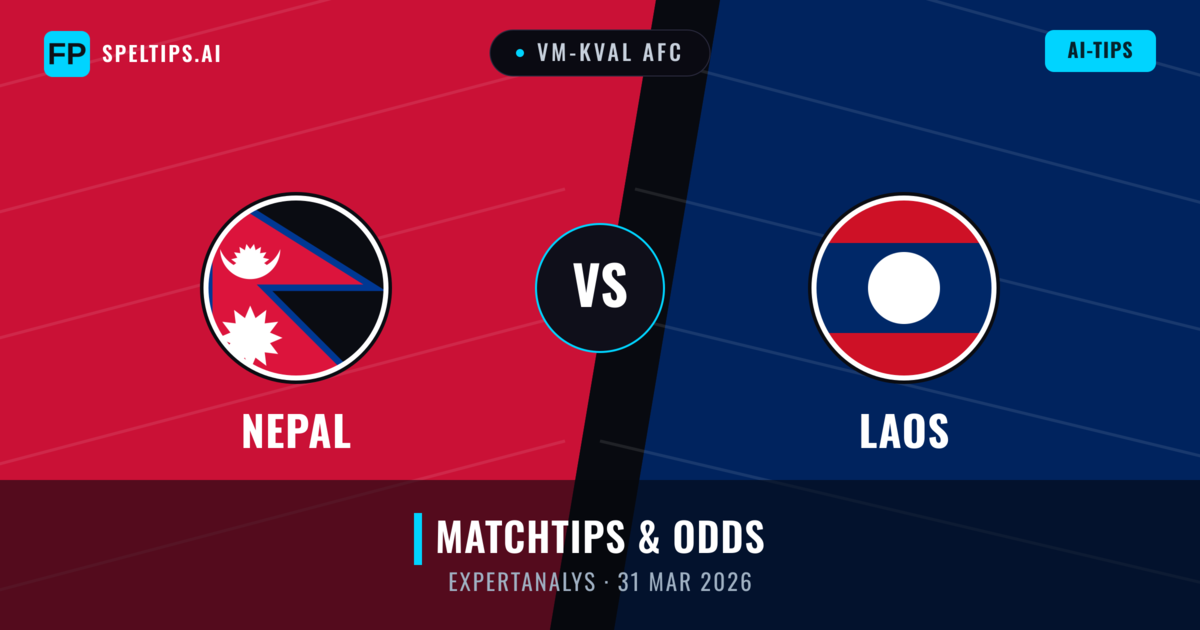 Nepal vs Laos — matchtips och förhandstitt