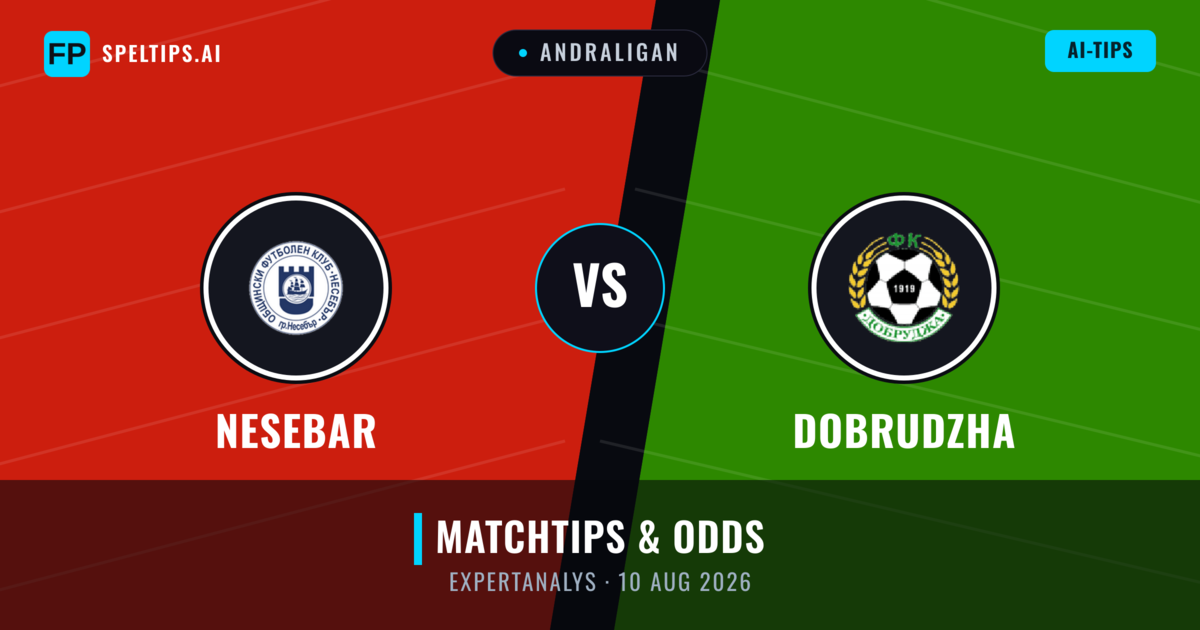 Nesebar vs Dobrudzha — matchtips och förhandstitt