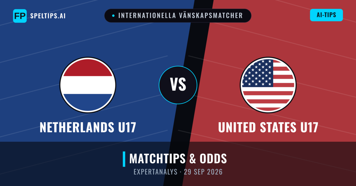 Netherlands U17 vs United States U17 — matchtips och förhandstitt