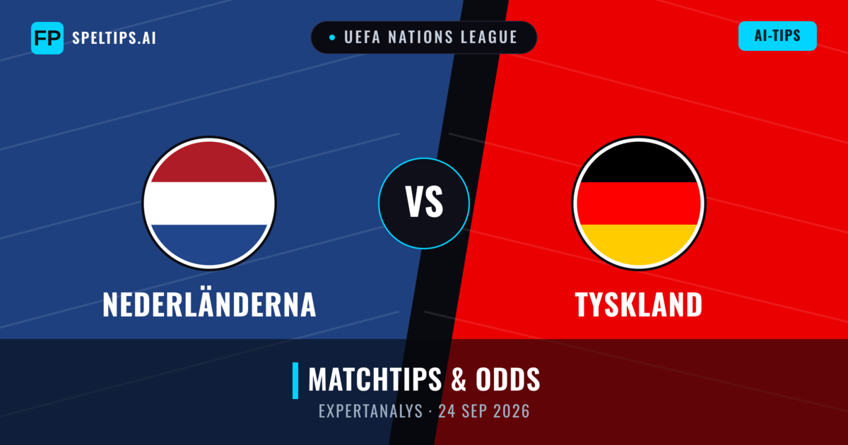 Nederländerna vs Tyskland — matchtips och förhandstitt