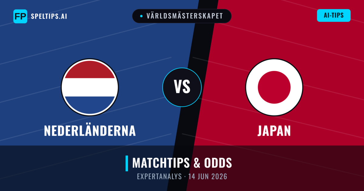 Nederländerna vs Japan — matchtips och förhandstitt