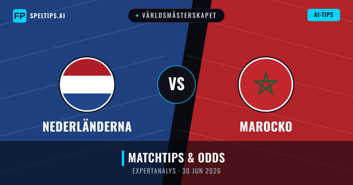 Nederländerna vs Marocko — matchtips och förhandstitt