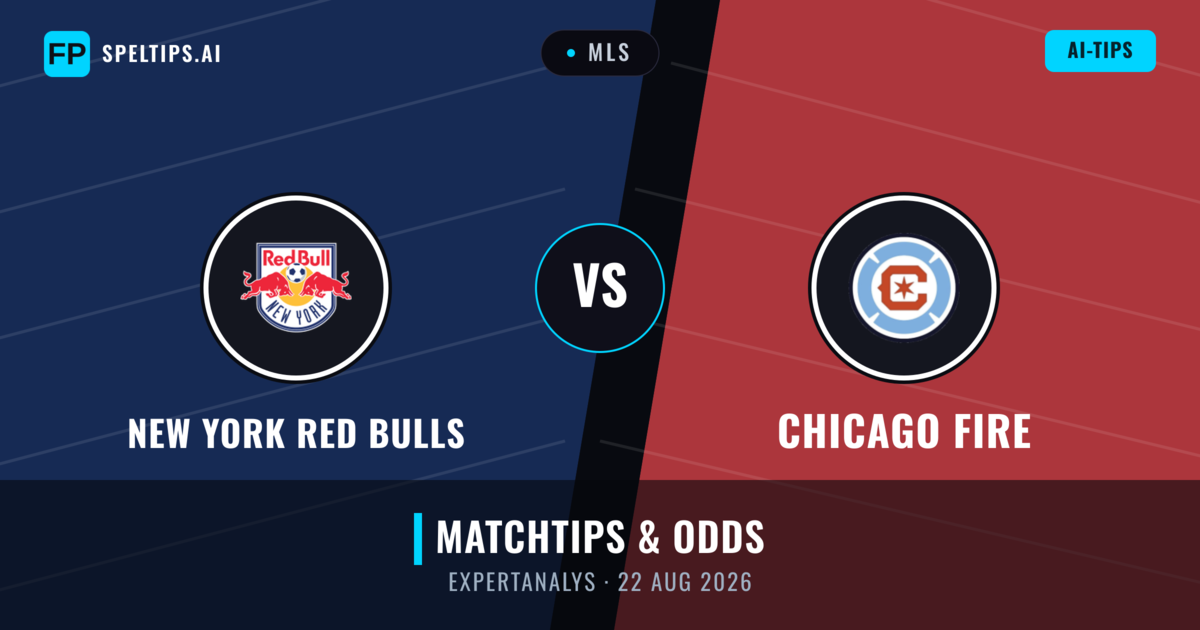 New York Red Bulls vs Chicago Fire — matchtips och förhandstitt