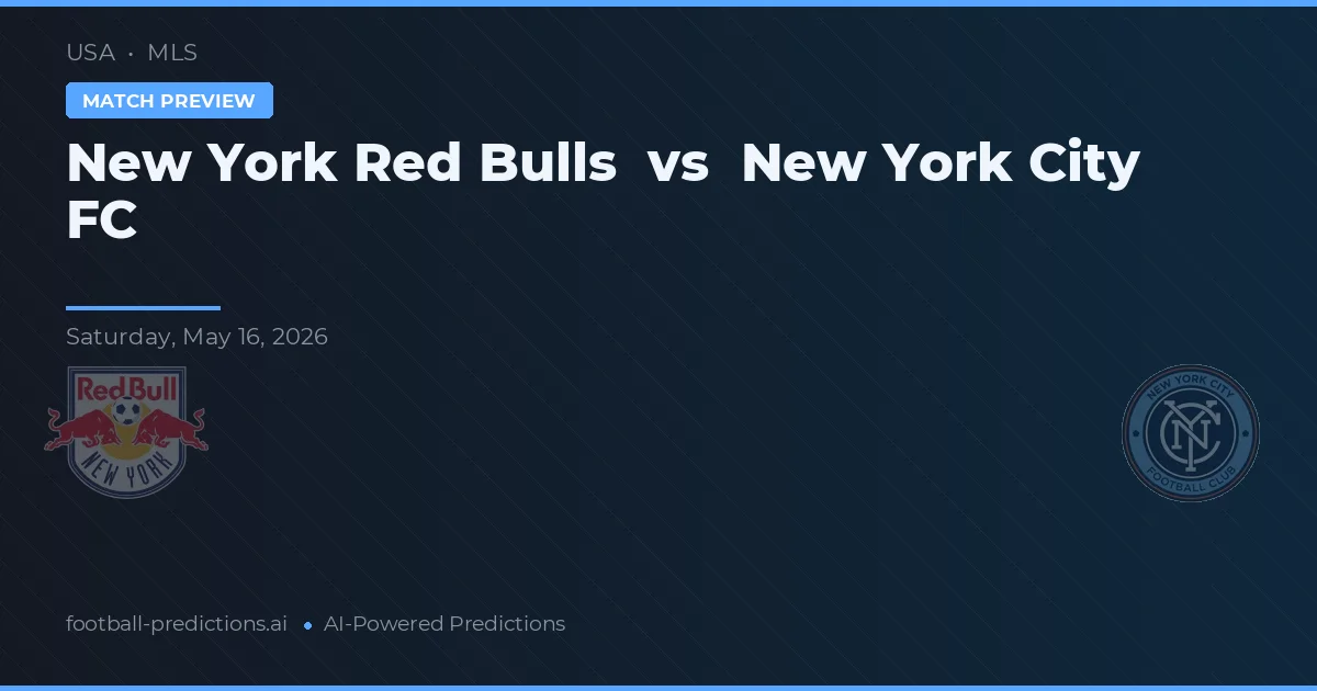 New York Red Bulls vs New York City FC — matchtips och förhandstitt