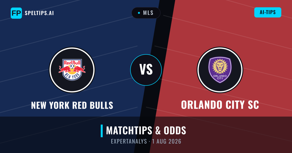 New York Red Bulls vs Orlando City SC — matchtips och förhandstitt