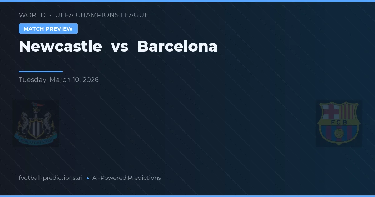 Newcastle vs Barcelona — matchtips och förhandstitt