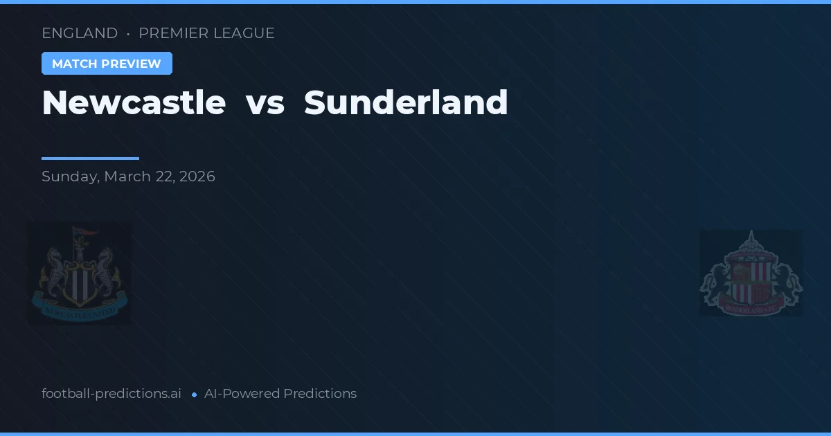 Newcastle vs Sunderland — matchtips och förhandstitt