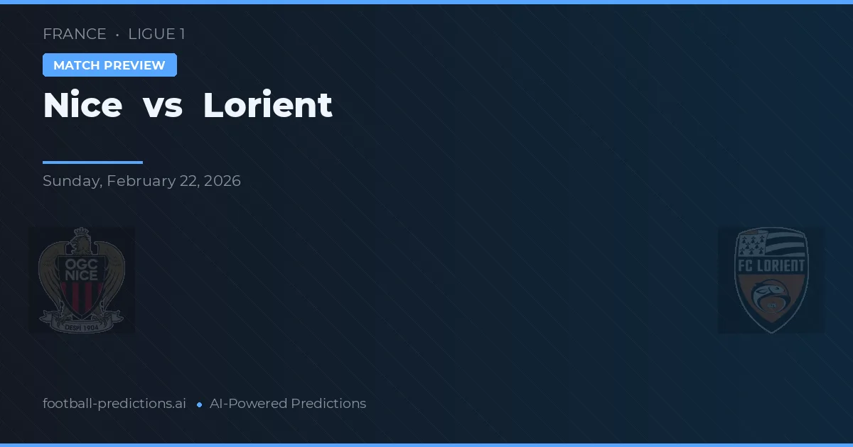 Nice vs Lorient — matchtips och förhandstitt