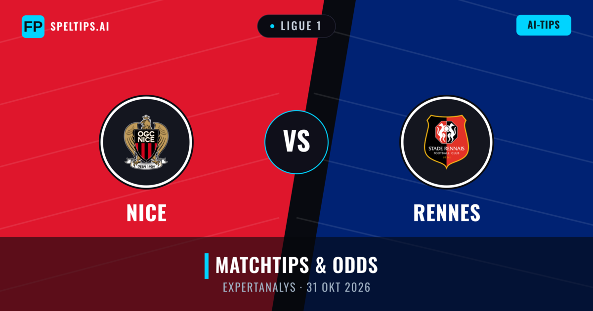 Nice vs Rennes — matchtips och förhandstitt