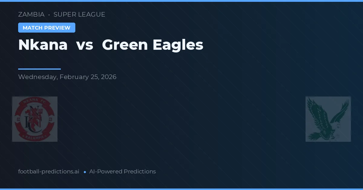 Nkana vs Green Eagles — matchtips och förhandstitt