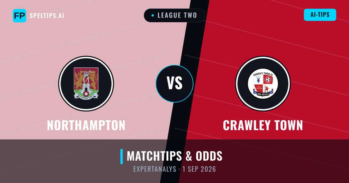 Northampton vs Crawley Town — matchtips och förhandstitt