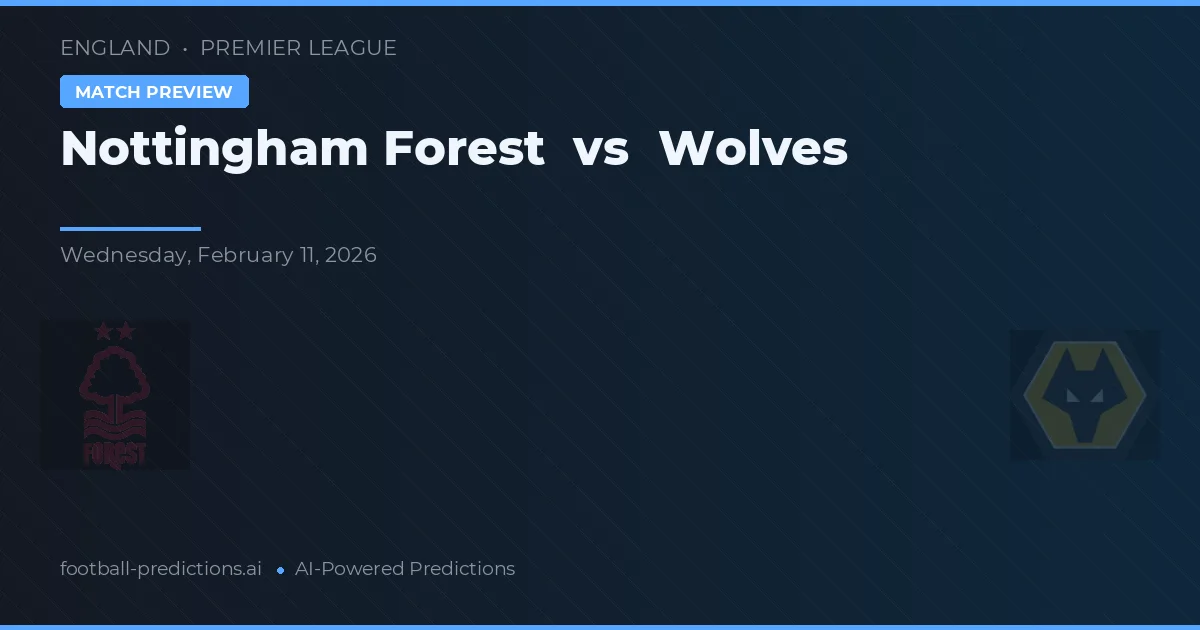 Nottingham Forest vs Wolves — matchtips och förhandstitt
