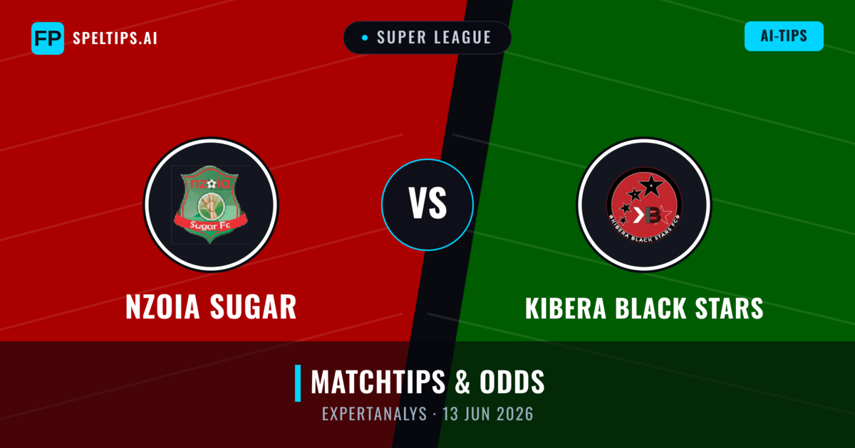 Nzoia Sugar vs Kibera Black Stars — matchtips och förhandstitt