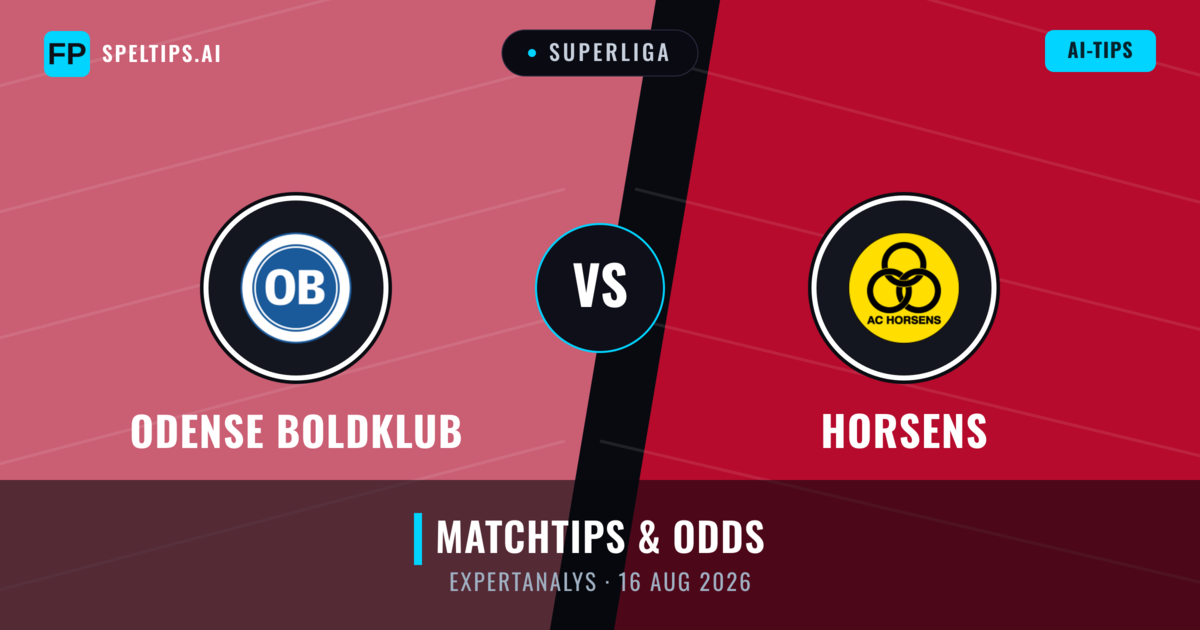 Odense Boldklub vs Horsens — matchtips och förhandstitt