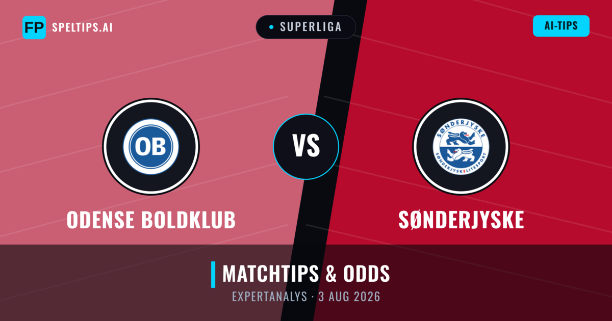 Odense Boldklub vs Sønderjyske — matchtips och förhandstitt