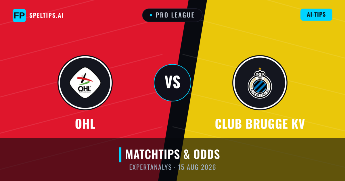 OHL vs Club Brugge KV — matchtips och förhandstitt
