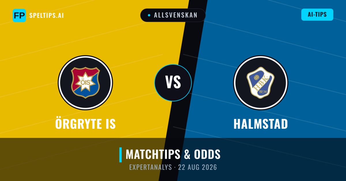 Örgryte IS vs Halmstad — matchtips och förhandstitt