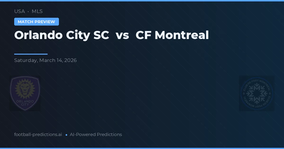 Orlando City SC vs CF Montréal — matchtips och förhandstitt