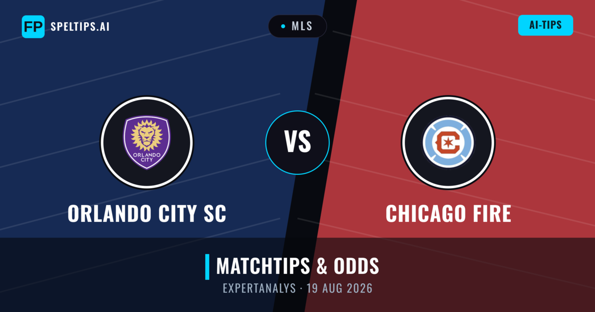 Orlando City SC vs Chicago Fire — matchtips och förhandstitt