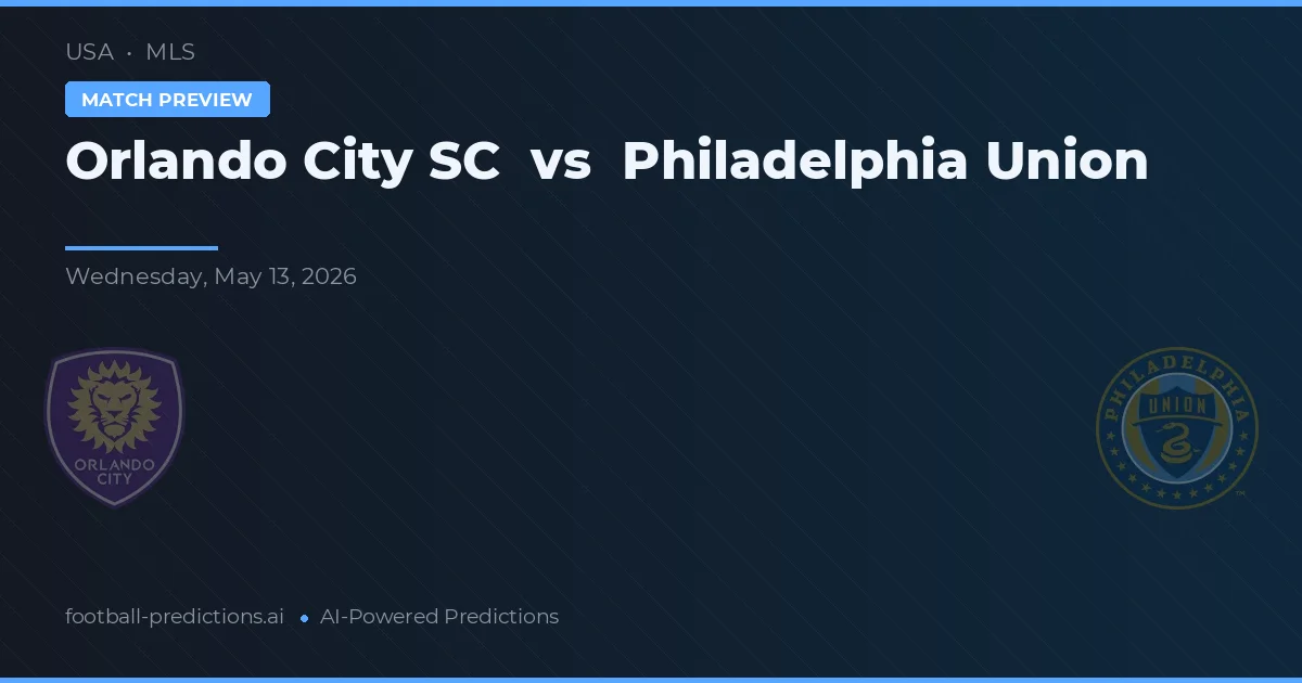 Orlando City SC vs Philadelphia Union — matchtips och förhandstitt