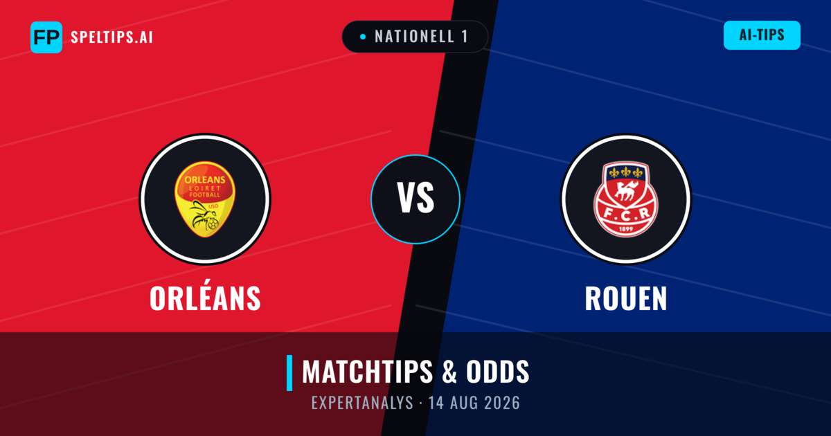 Orléans vs Rouen — matchtips och förhandstitt