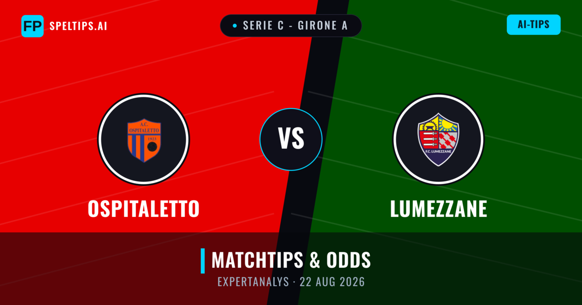 Ospitaletto vs Lumezzane — matchtips och förhandstitt
