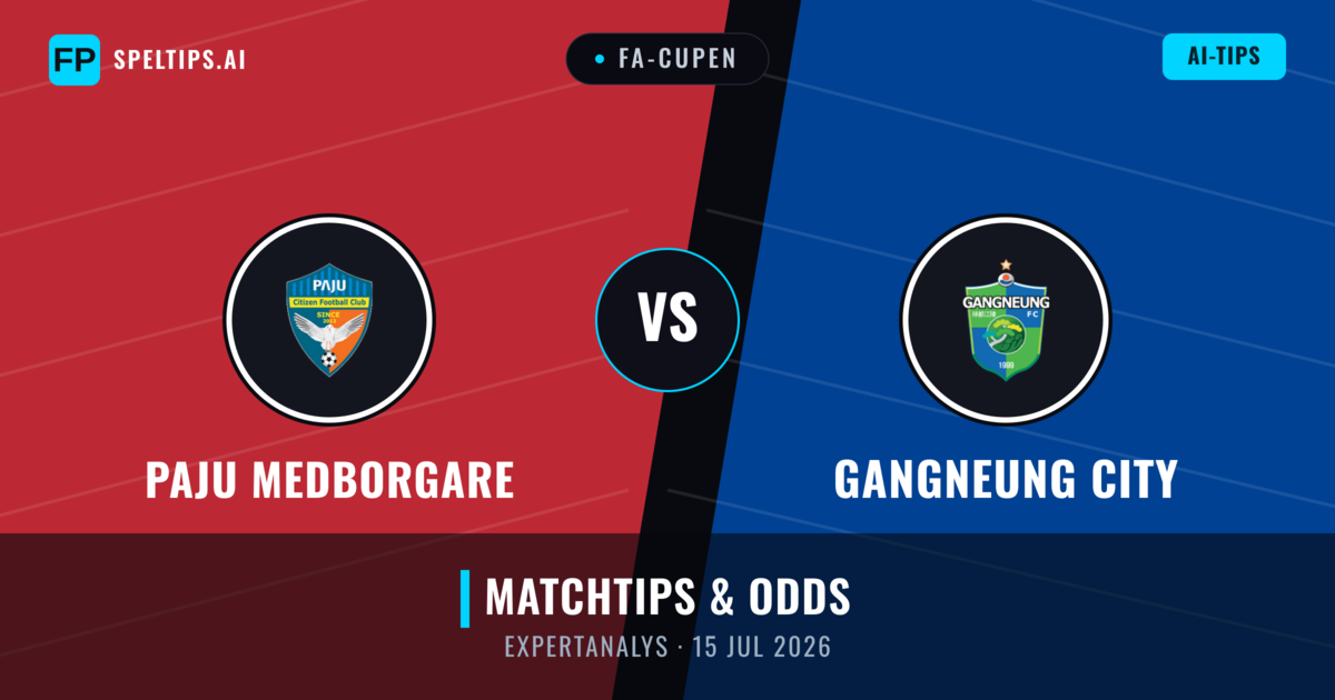 Paju Medborgare vs Gangneung City — matchtips och förhandstitt