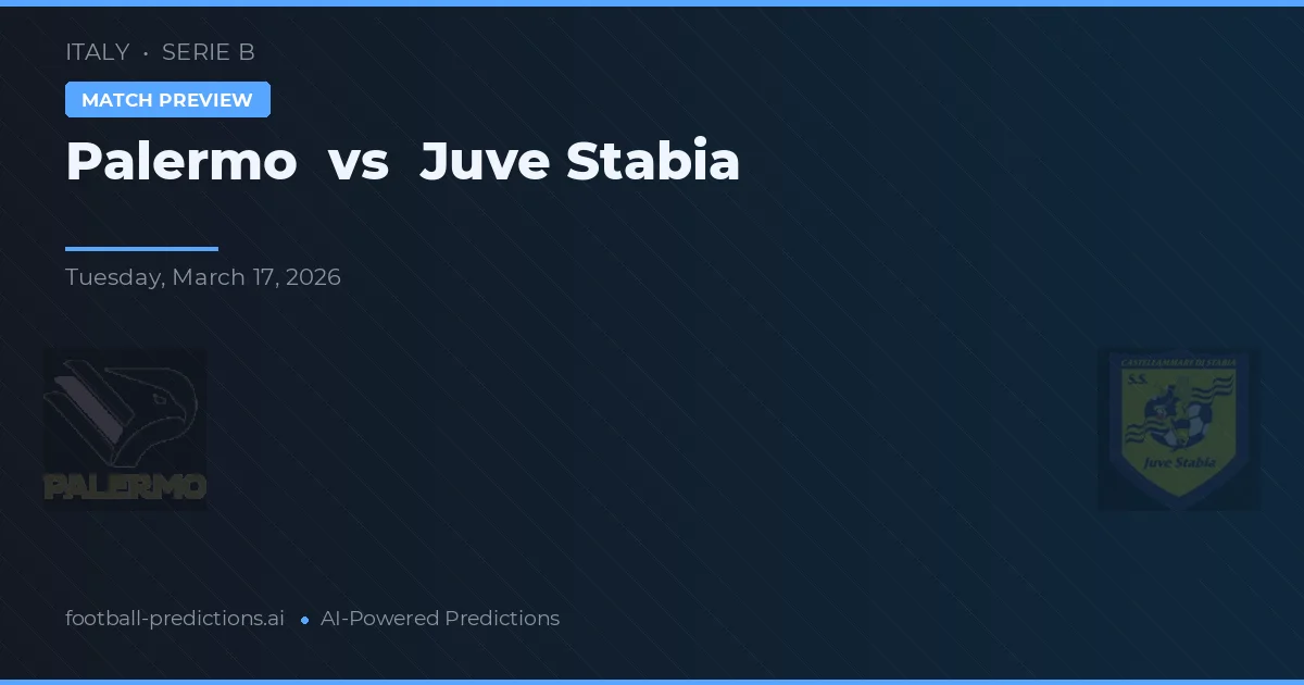 Palermo vs Juve Stabia — matchtips och förhandstitt