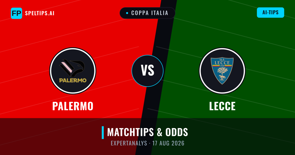 Palermo vs Lecce — matchtips och förhandstitt
