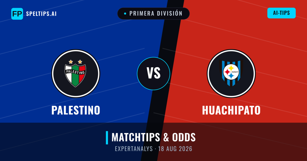 Palestino vs Huachipato — matchtips och förhandstitt