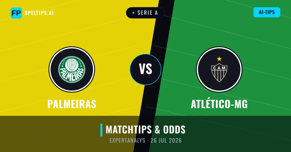 Palmeiras vs Atlético-MG — matchtips och förhandstitt