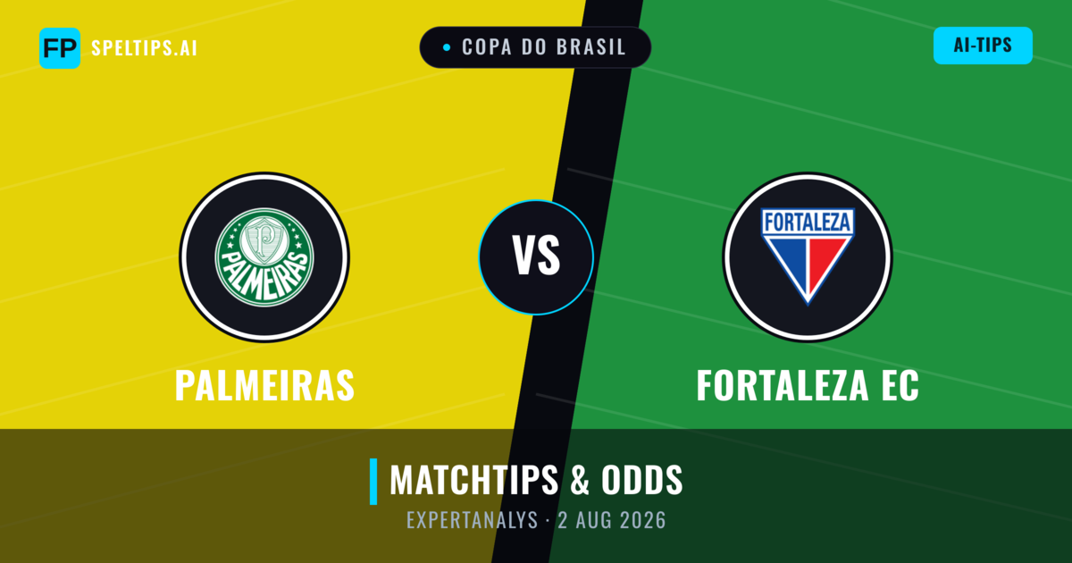 Palmeiras vs Fortaleza EC — matchtips och förhandstitt