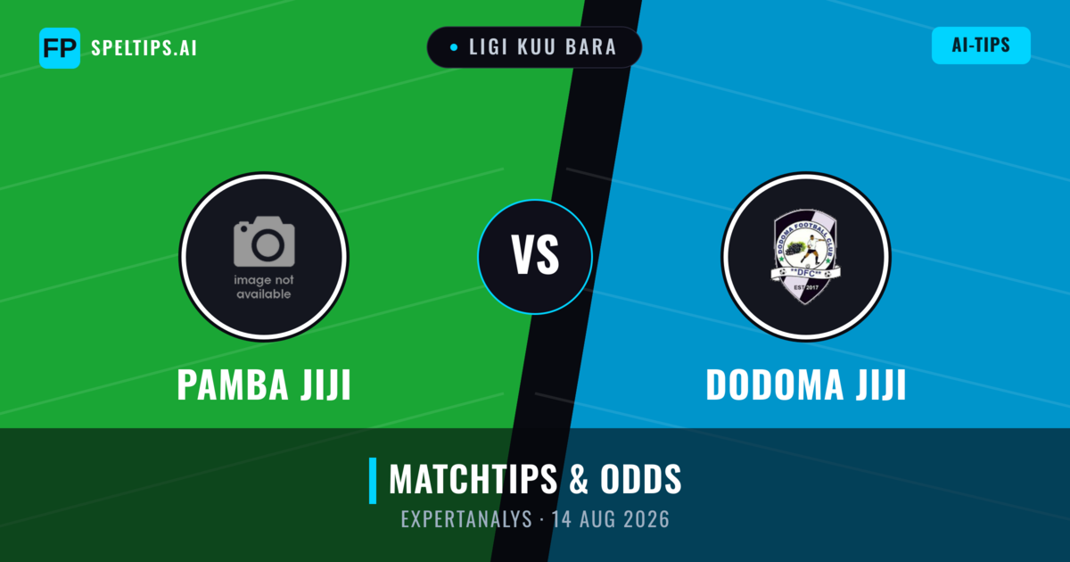 Pamba Jiji vs Dodoma Jiji — matchtips och förhandstitt