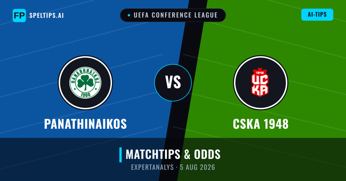 Panathinaikos vs CSKA 1948 — matchtips och förhandstitt