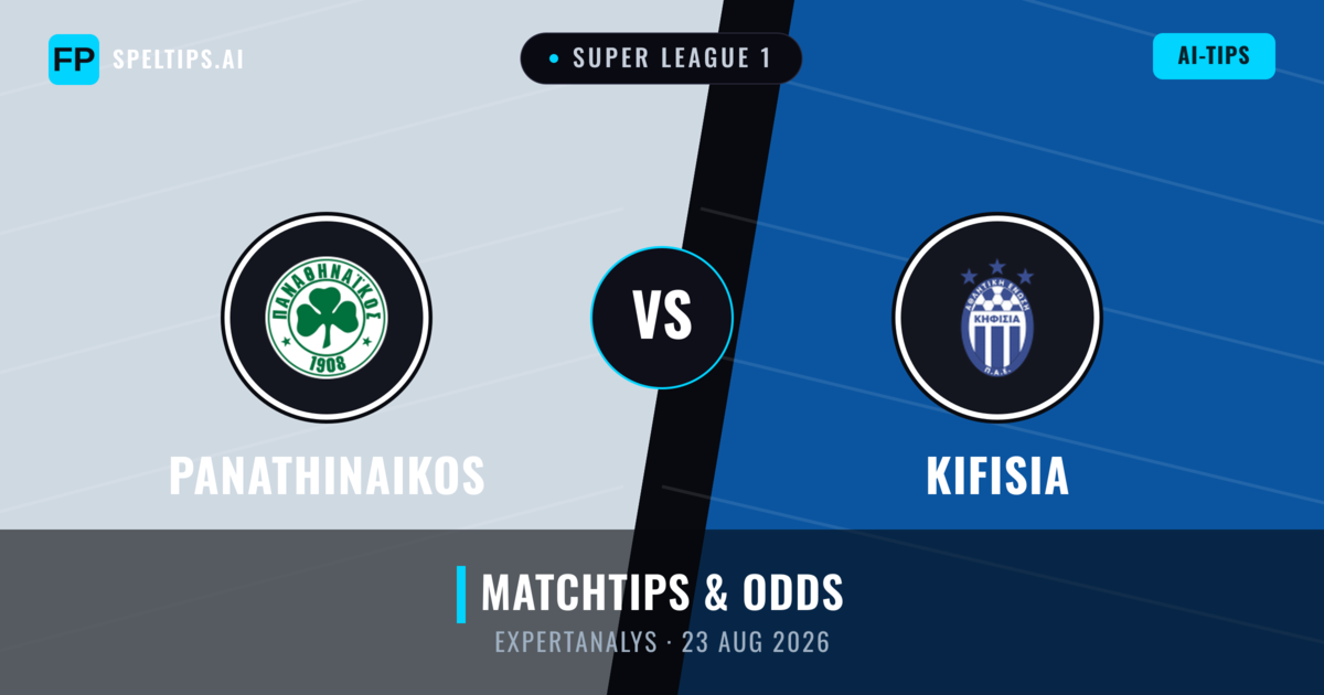 Panathinaikos vs Kifisia — matchtips och förhandstitt