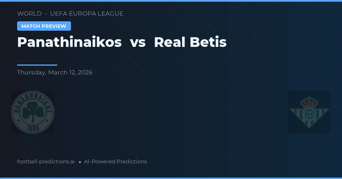 Panathinaikos vs Real Betis — matchtips och förhandstitt